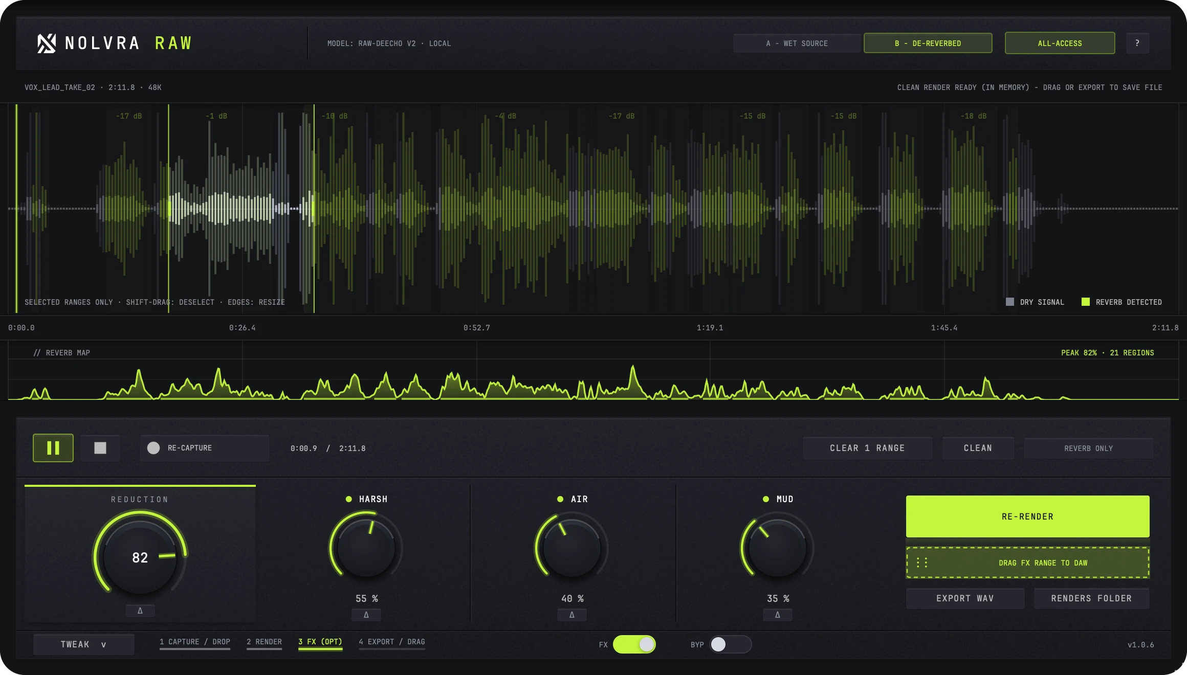 Nolvra Raw plugin interface